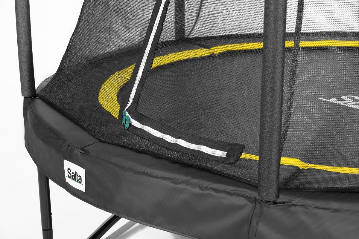 Salta Comfort Edition - ø 153 cm - Ronde trampoline met veiligheidsnet - Zwart - Mini/Kleine trampoline voor kinderen — afbeelding 8