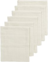 Débarbouillettes Meyco Bébé Nature - Hydrophiles - Lot de 6 - 20 x 17 cm