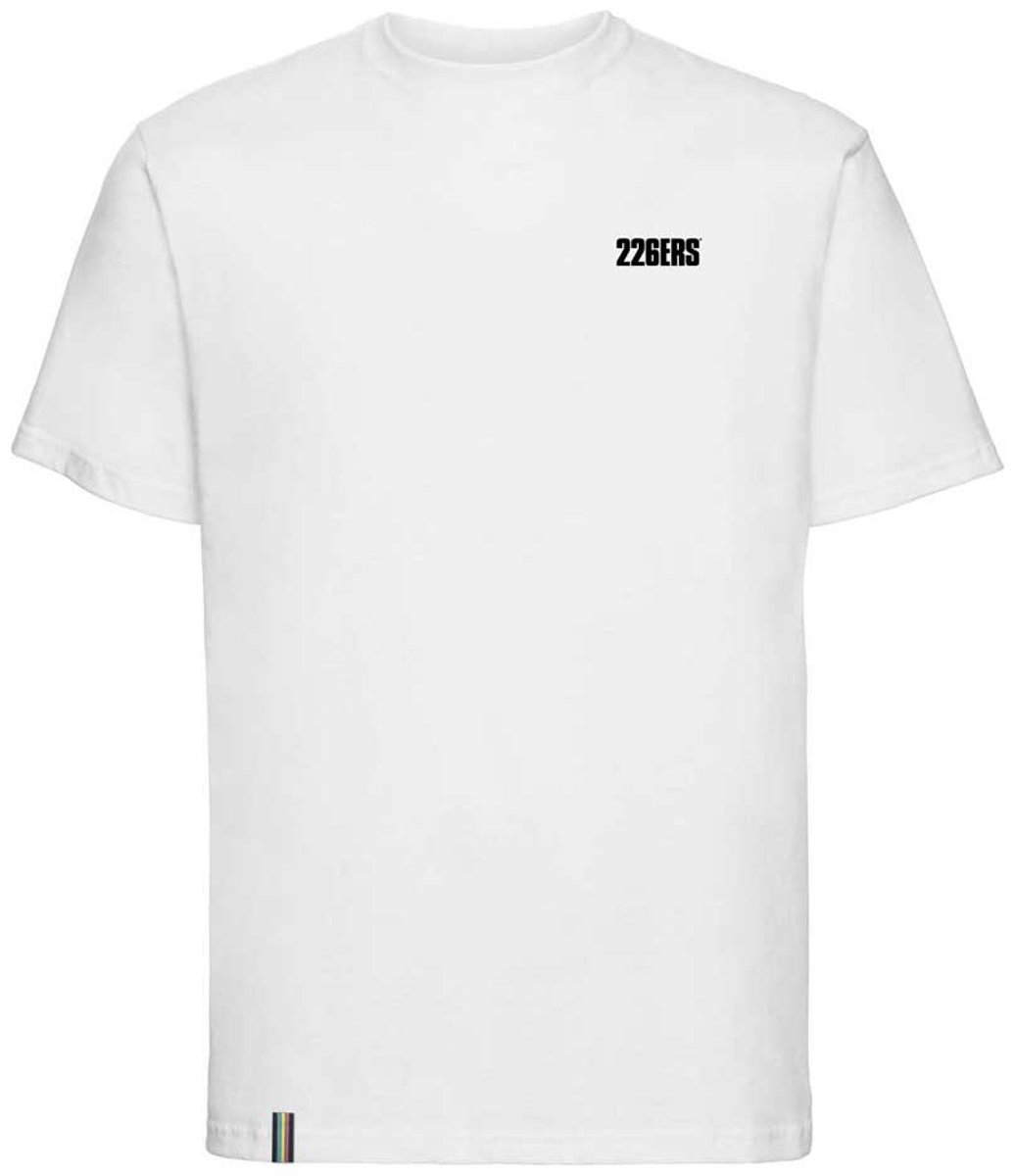 226ers Corporate Small Logo T-shirt Met Korte Mouwen Man Vrouw Wit