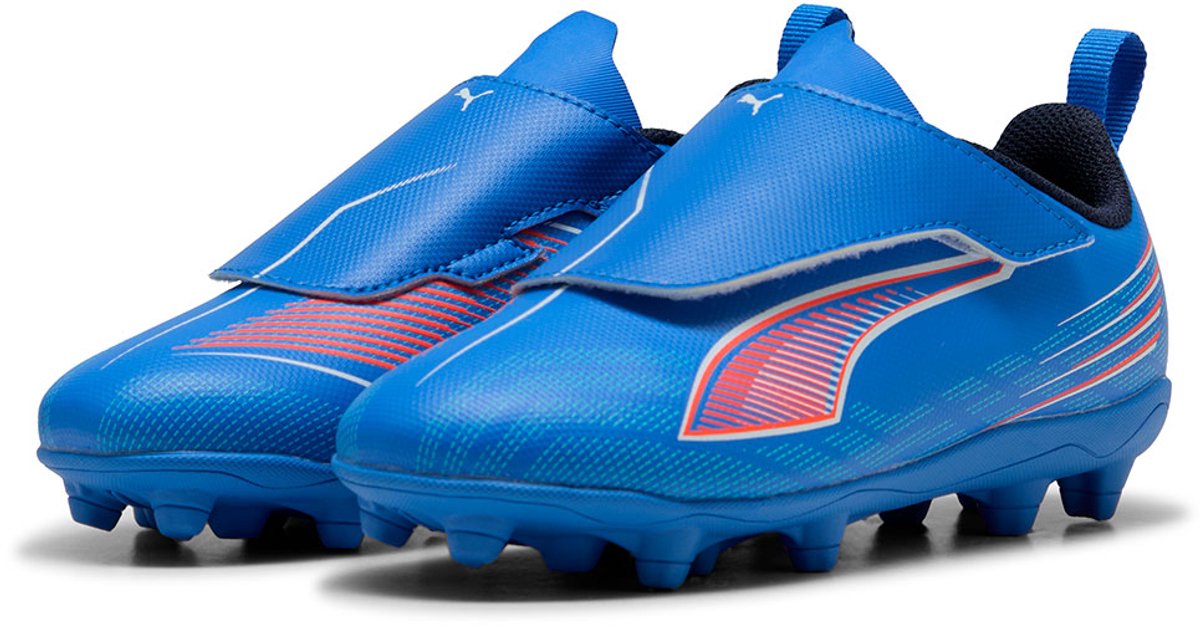 Puma Ultra 6 Play V Rb Fg/ag Voetbalschoenen Voor Kinderen Blauw EU 34 1/2