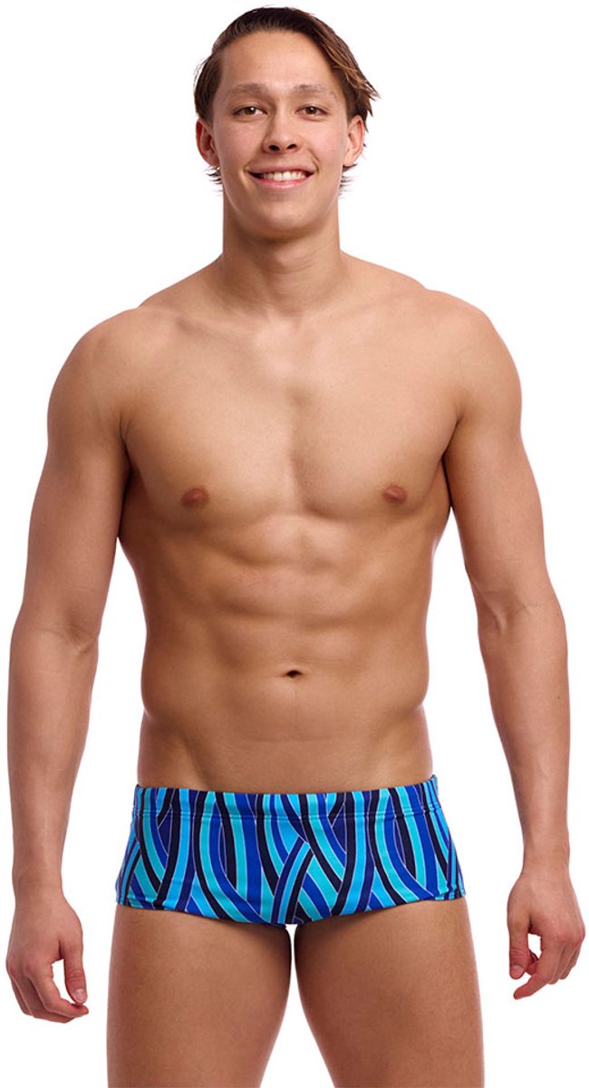 Funky Trunks Sidewinder Zwemboxer Blauw AUS 36 Man