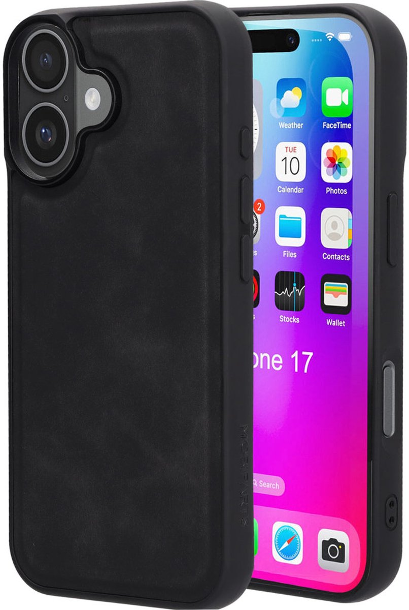 Mobiparts Classic Backcover geschikt voor Apple iPhone 17 Graphite - Zwart - MagSafe