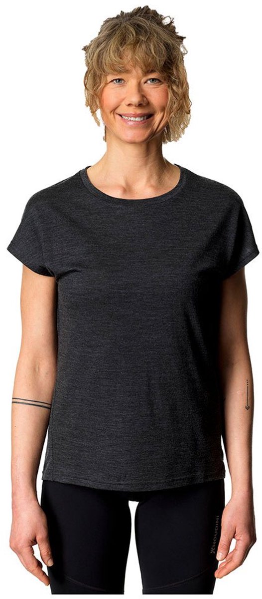Houdini Activist T-shirt Dames, zwart Maat M