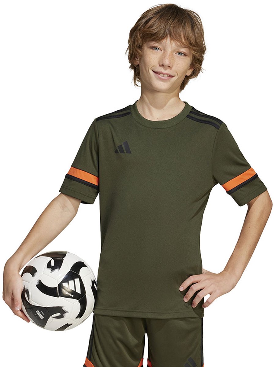 Adidas Squadra 25 T-shirt Met Korte Mouwen Groen 13-14 Years Jongens,Meisjes