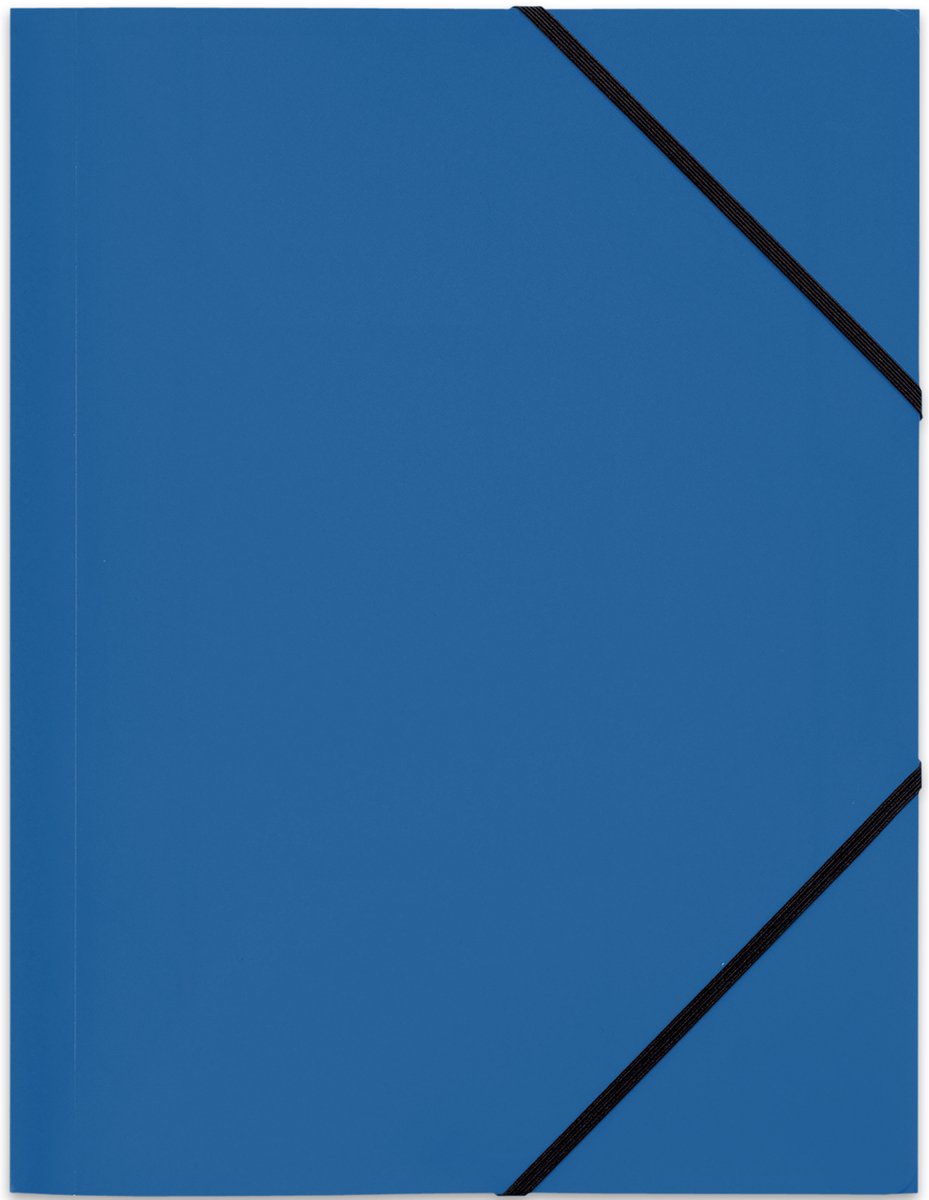 ELBA hoekspanmap Standard, DIN A4, PP, blauw