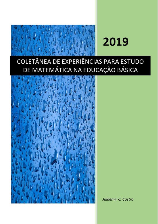 COLETÂNEA DE EXPERIÊNCIAS PARA ESTUDO DE MATEMÁTICA NA ED ... - cover