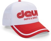 Casquette DEUS Double Track Trucker - White Vintage