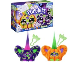 foto van Furby Furblets Trick-Ee en Boo-Kin, herfsteditie, duopack elektronische miniknuffeldieren voor meisjes en jongens van 6+
