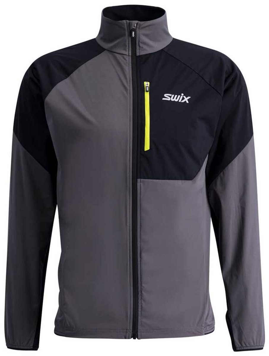 Swix Focus Wind Jas Grijs L Man