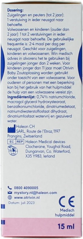 Lot De 9 Sprays Nasaux Otrivin Adultes - Décongestionne Rapidement Le Nez - 10ml - Neuf