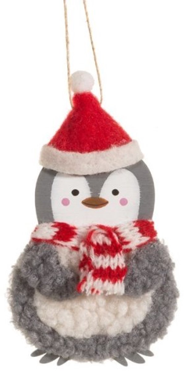 Sass & Belle Kersthanger pinguin kerstbal - Sass & Belle Multi