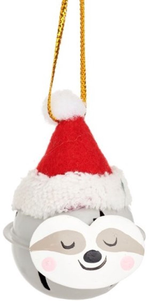 Kersthanger luiaard kerstbal - Sass & Belle