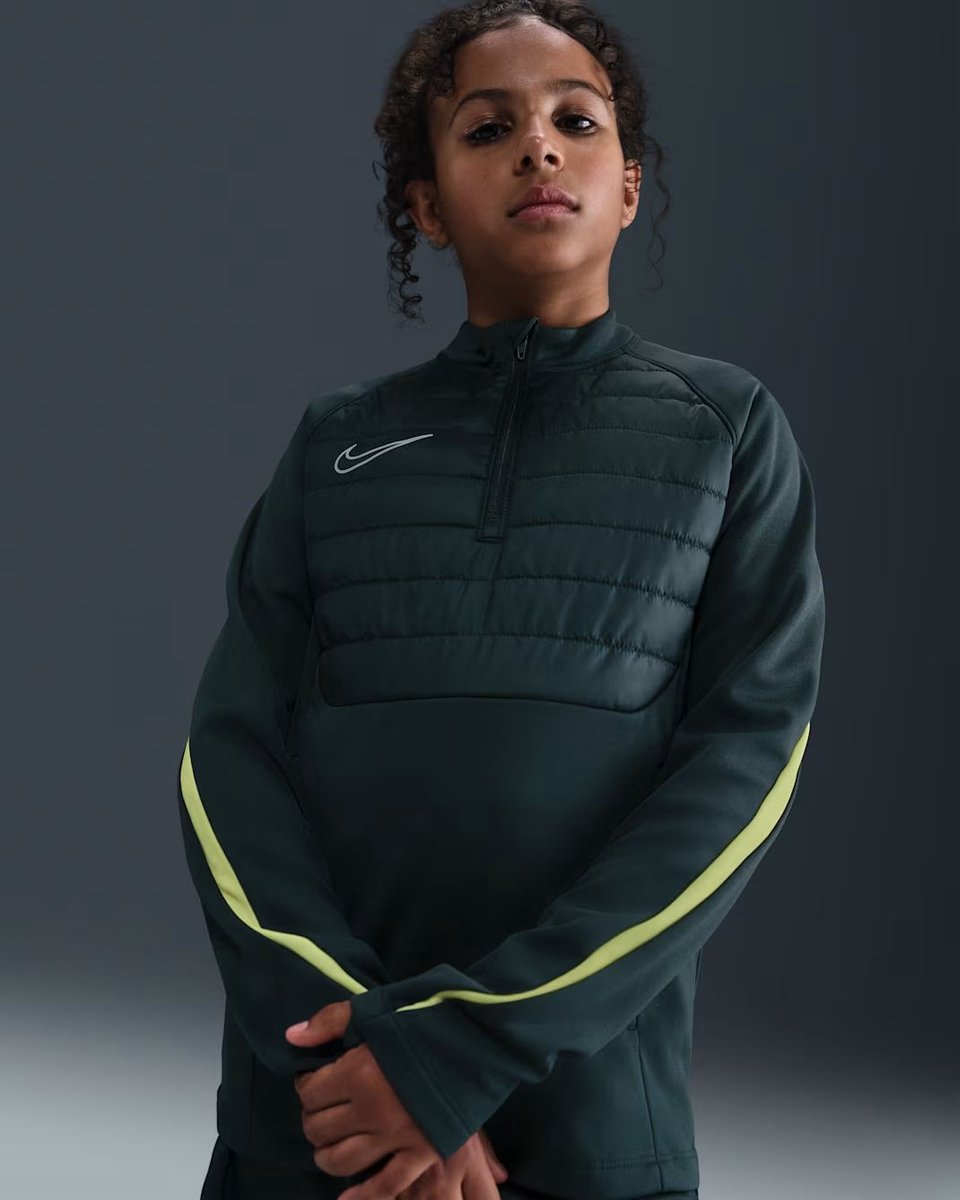 NIKE - therma-fit academy big kids' s - T-shirt voetbal train lm jonge - Groen