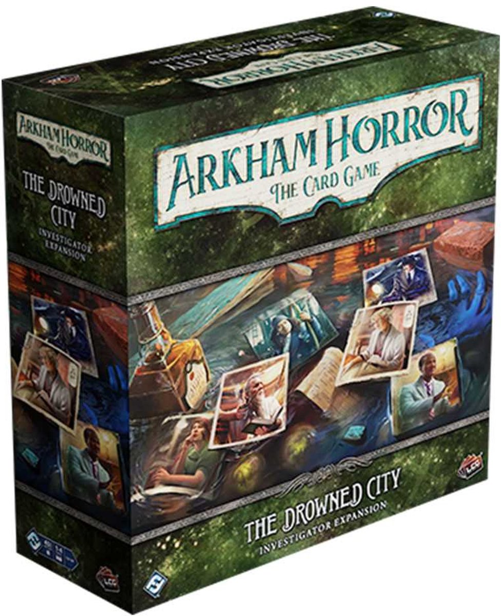 Fantasy Flight Games Arkham Horror LCG The Drowned City Investigator Expansion