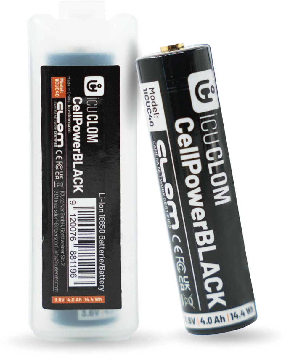 ICU CellPower Schwarz Speciale oplaadbare batterij Li-ion 4000 mAh 1.2 V 1 stuk(s)