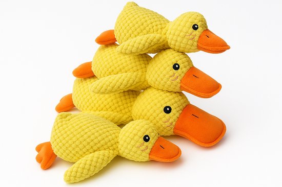 Jouet Canard Anti-stress Pour Chien - Peluche Couineuse, Tailles S/M/L, Durable Et Douce Pour Chiens De Toutes Races