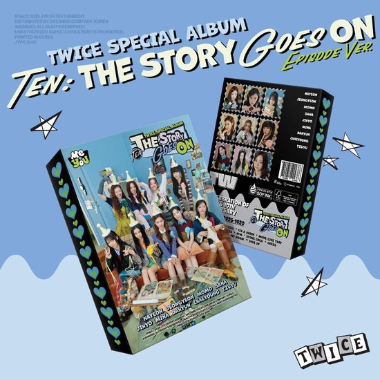 TWICE〜セミコンプ TWICE The story goes on 封入 Twice - Ten: The Story Goes On (CD) (Episode Version), Twice