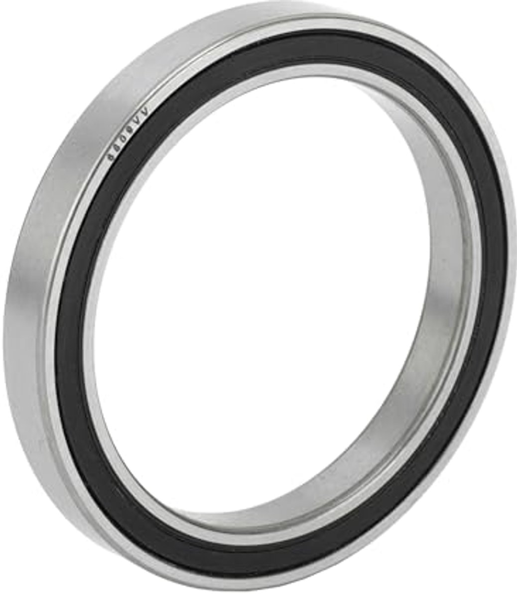 6809VV Deep Groove Ball Bearings P6 45x58x7mm Lubricated Bearings Double Rubber Seal Black Silver Tone Scooter Skateboard Wheel