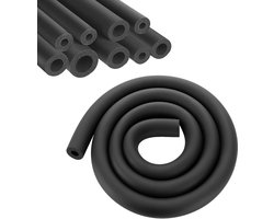 Isolatie voor Verwarmingspijp - Diameter 22 mm x 1.8 m - Zwart - Geschikt voor Koperbuis, Verwarmings- en Sanitairapparatuur, Fitnessapparatuur, etc. - 22 x 9 mm
