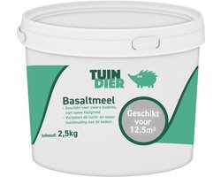 Basaltmeel | Bodemverbeteraar | 100% biologisch | 3-in-1 product | In handige bewaaremmer | 2.500 gram | 2,5 kilogram