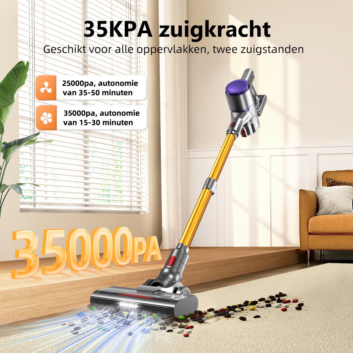 Elekiatech Steelstofzuiger 35000Pa - afbeelding 3