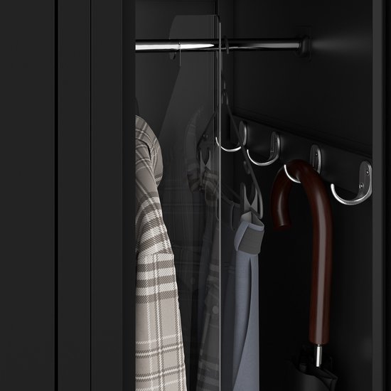 JAN NOWAK - Armoire en métal KACPER II - Armoire de travail - Zwart