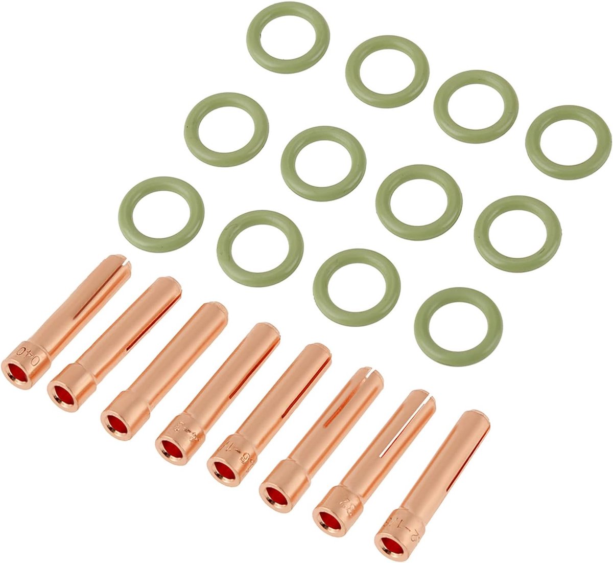 Gaslens Alumina Nozzles - Cups Spantangen Kit - 49 Stuks voor Lastoorts en Lasapparatuur