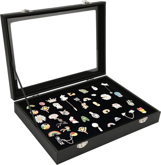Large Pin Display Case Shadow Box Frame, Transparent Pin Collection Display Storage Case, Pin for Badges Ribbons Insignia Buttons Pin Lover Collectibles Large Pin Display Case Shadow Box Frame, Transparent Pin Collection Display Storage Case, Pin for Badges Ribbons Insignia Buttons Pin Lover Collectibles