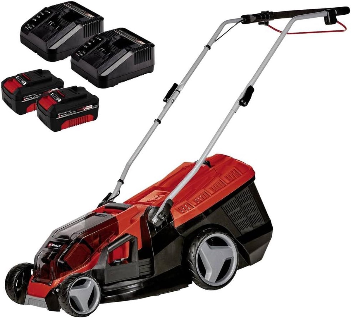 Accu grasmaaier met borstelloze elektromotor en 6-traps hoogteverstelling - Accu - €508,30