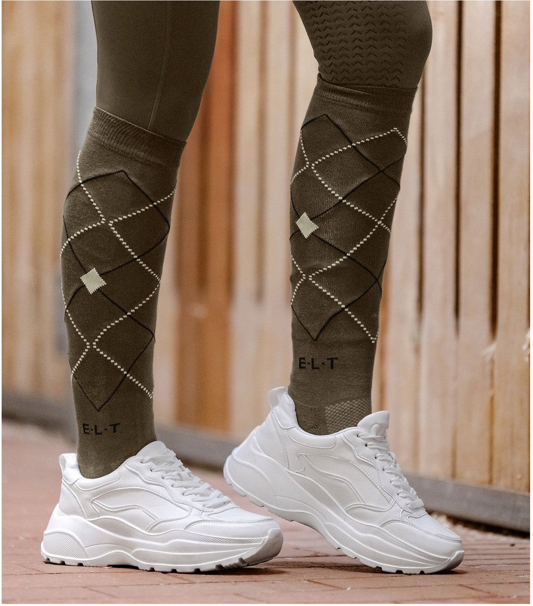 Elt Paardrijsokken Argyle - Ruiteraccessoires - S