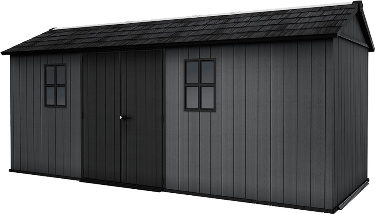 Keter Newton 1775 Tuinhuis - 230x539x246cm - Grijs