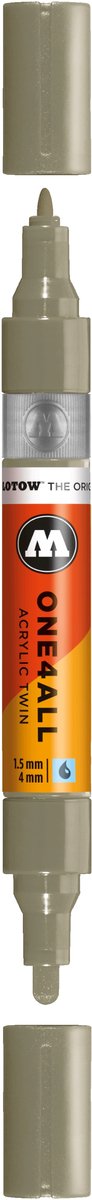 Molotow - One4All Twin Marker - Stone Grey Middle