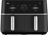 Braun TwinCook 5 TD5030IBK - Dubbele Airfryer - 10 L - 2x5L Vaatwasbestendige Lades - 2400 W