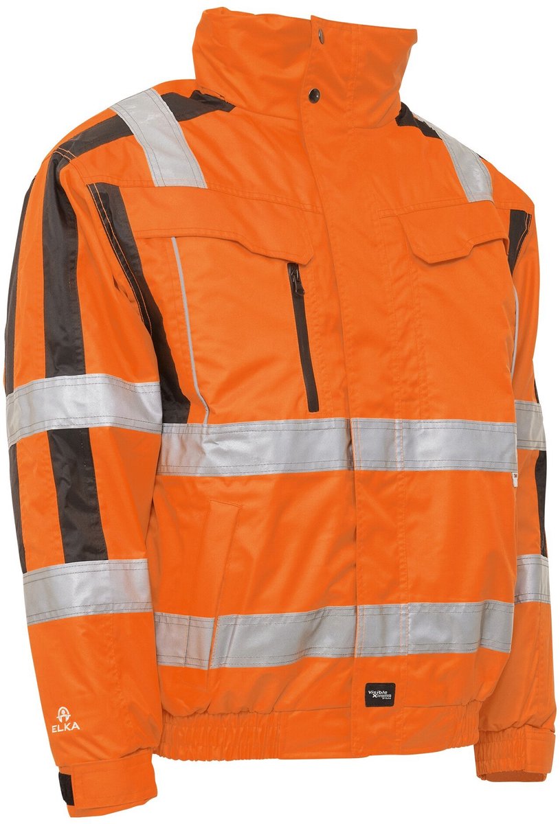 Elka Visible Xtreme 2-In-1 winter bomberjacket 086101R - Fl. orange/Black - L