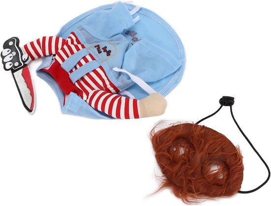 Hondenkostuum voor Carnaval en Halloween, Cosplay Kleding van Zacht Polyester - Verstelbaar en Opvallend Kostuum voor Je Hond, Geschikt Voor Feestjes - Kerstmis - Maat M