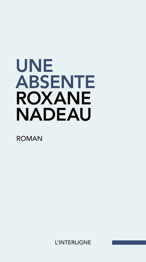 Une absente - cover
