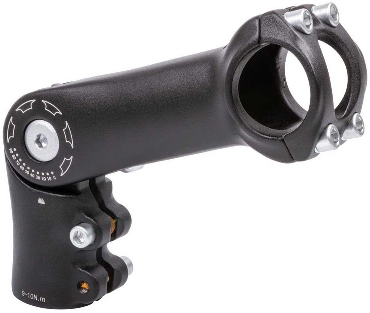 M-wave 140e 31.8 Mm 1.1/8´´ Fiets Stuurpen Zilver 110 mm / 0º/+90º