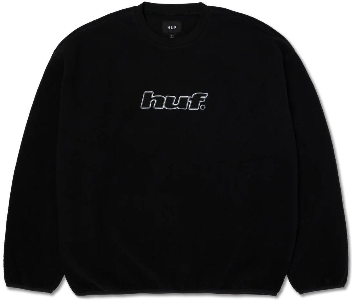 HUF H Dot Polar Fleece Casual Sweater Heren Zwart S