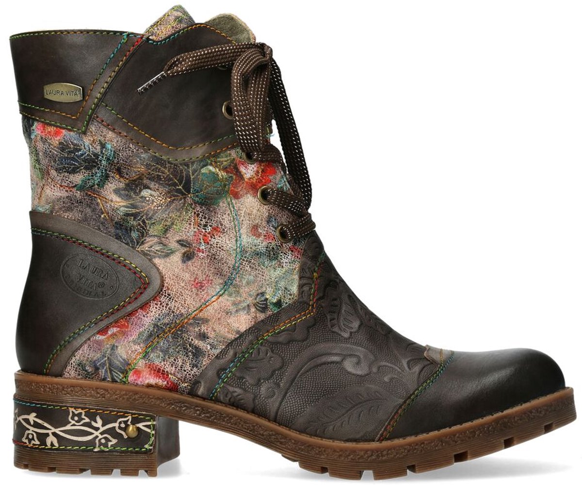 Laura Vita Veterboot Cocrailo 24 SOA0053-24F Taupe Bruin Combi