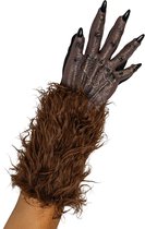 BNLIDES Cosplay Fursuit Paw Handschoenen Harige Klauw Handschoenen Ingebouwde Fluit Decompressie Speelgoed Kostuum Party Accessoires Voor Volwassenen, Licht-blauw, M