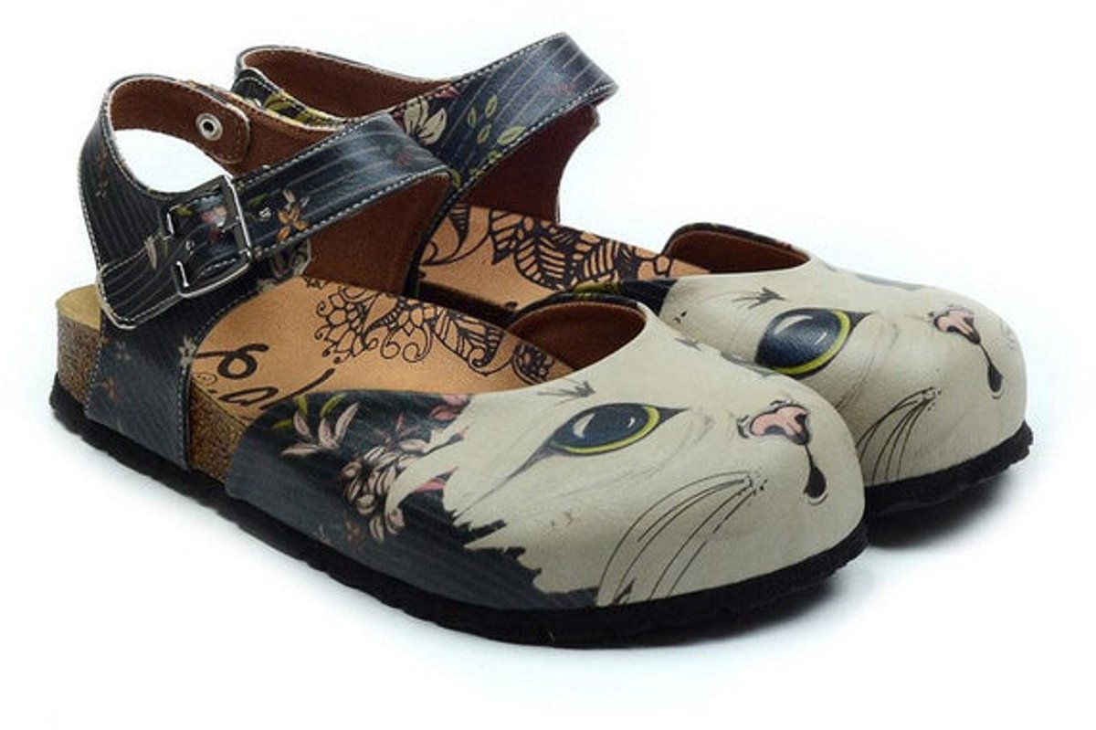 Goby Letterpress Vibe Dames Clogs – Vegan – Handmade – Maat 40