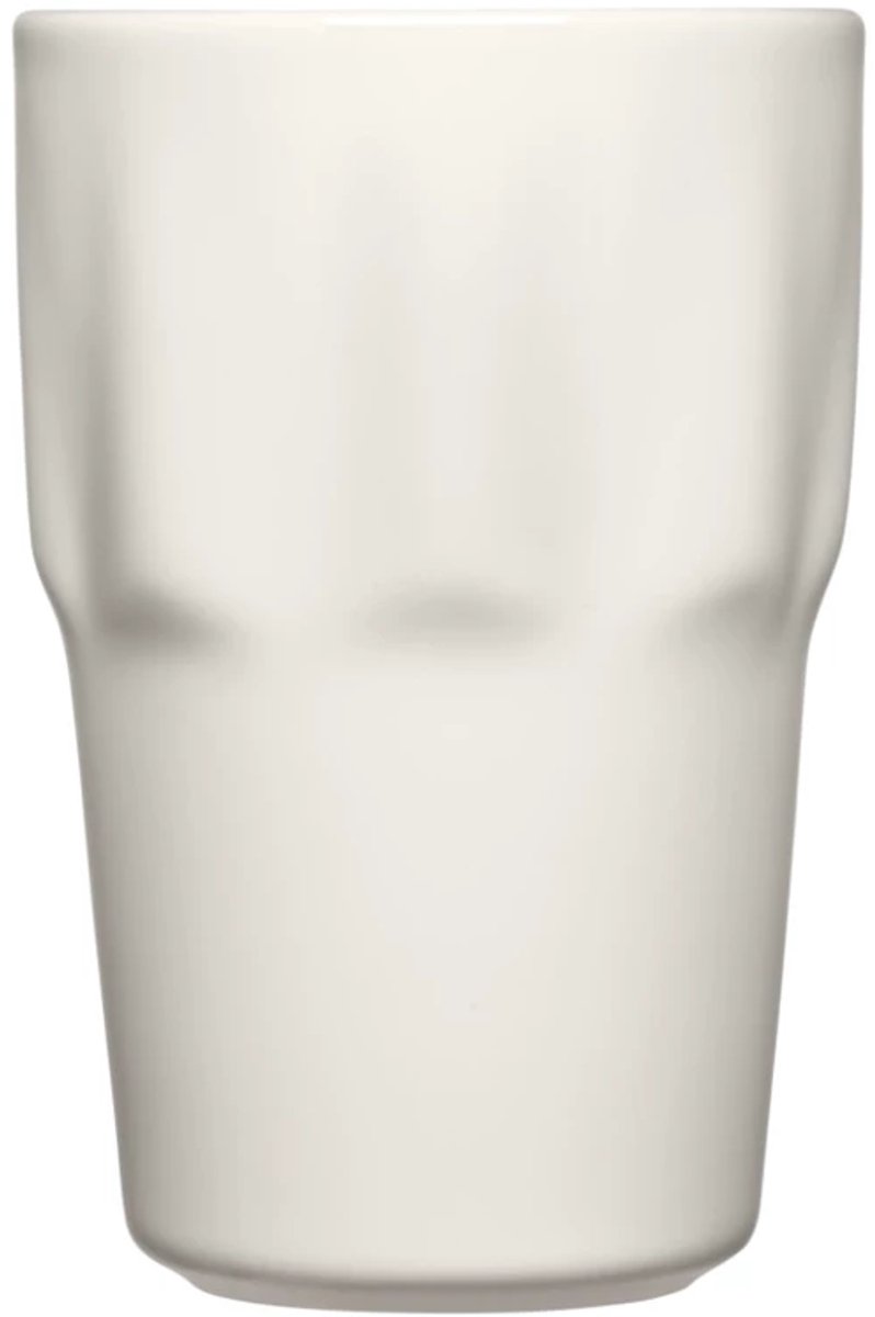 Iittala Solare beker zonder oor 0.3L wit
