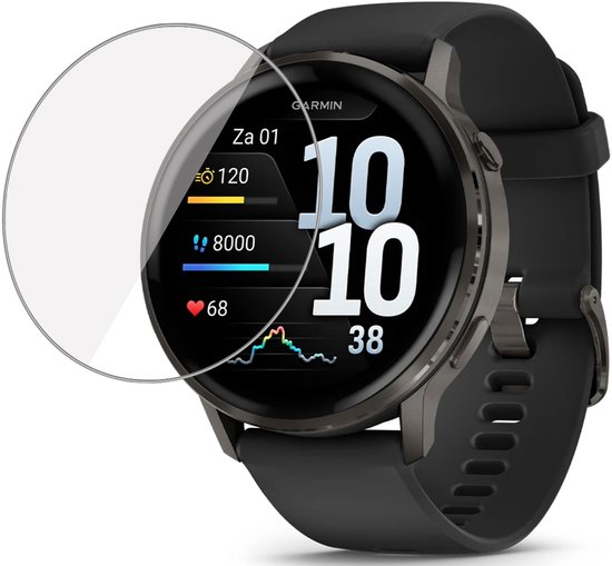 4 Films Protecteurs TPU Pour Garmin Venu 4 45mm - Verre Trempé Ultra Fin 0.13mm Anti-Rayures HD - 8