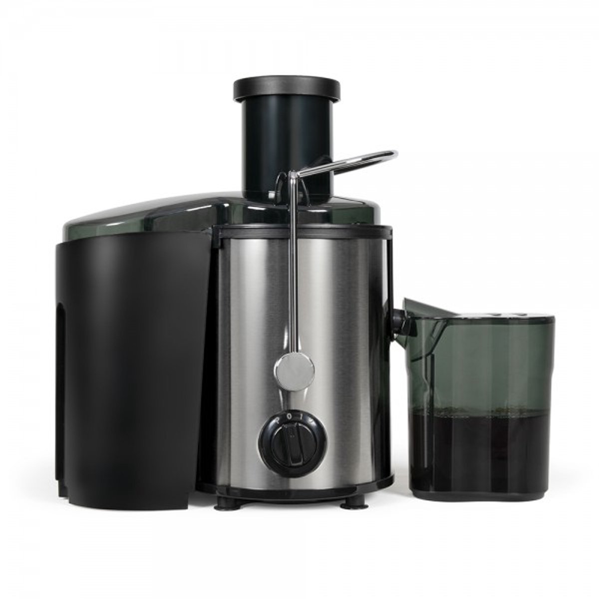 Livoo Sapcentrifuge – Juicer voor groenten en fruit - 1000W – RVS & Zwart – 1,5L - 2 Snelheden + Pulsfunctie