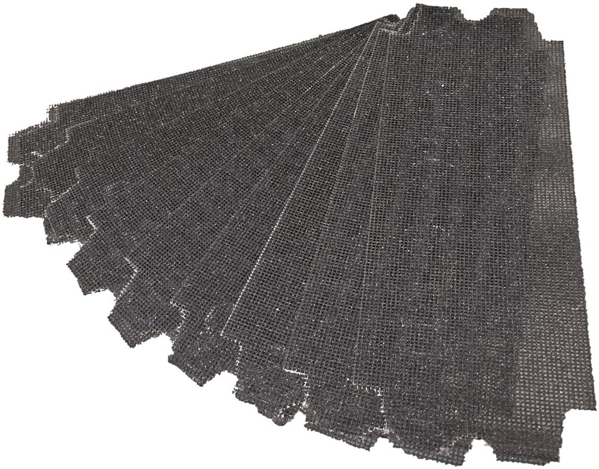 Schuurgaas voor Handschuurder | Duurzaam en Flexibel Schuurmateriaal | Perfect voor Efficiënt en Stofvrij Schuren Brosse pinceau 6mm en V , F-22, N°8/0,40mm, acier laitonné, blister