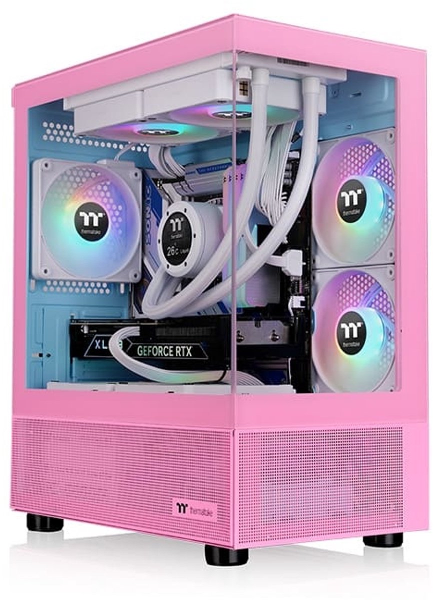 Thermaltake CA-1Z4-00MAWN-01 computerbehuizing Micro Tower Roze