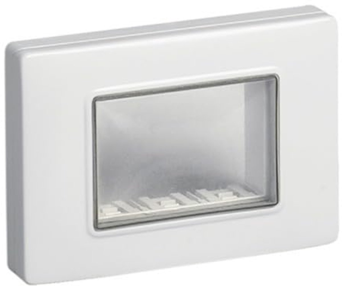 Boxen van het oppervlak IP55 - Deksel 3 modules - Grijs RAL7035