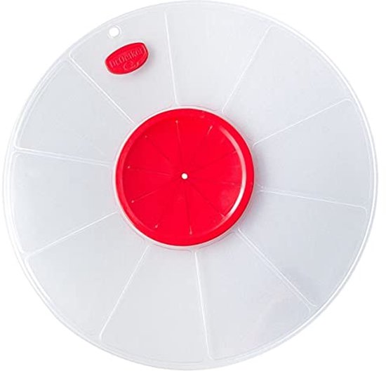 Splash cover Ø 30 cm - voorkomt deegspatten tijdens het mixen en kloppen, geschikt voor kleine en grote kommen van splash — afbeelding 3