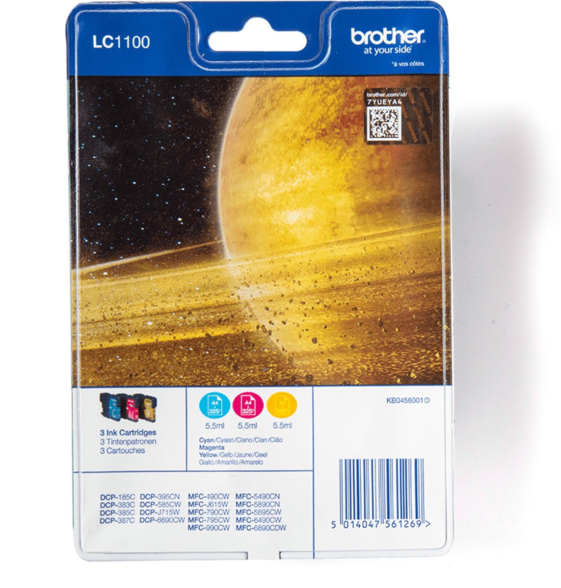 Brother - LC-1100RBWBPDR - Inktcartridge MultiPack