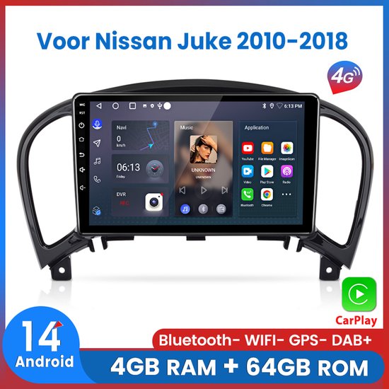 Hikity Android 11 Wireless Carplay Autoradio Für FIAT Punto 2010-2016 Linea 2012-2015 Doppel Din